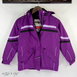 Polar Edge Winter Snow Ski Snowboarding Coat Jacket Insulated Purple Youth 10/12
